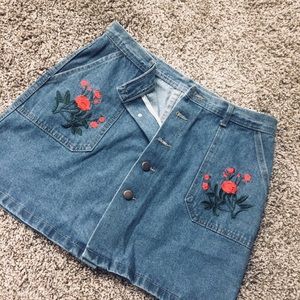 Cute Denim Skirt